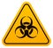 Toxic hazard label. Poisounous risk mark. Safety sign