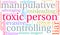 Toxic Person Word Cloud