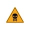 Toxic safety Hazard Danger sign illustration