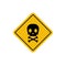 Toxic safety Hazard Danger sign illustration