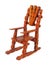 Toy armchair made from clothespins