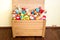 Toy Box full of soft toys