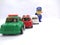 Toy car photography miniature world