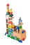 The toy castle from wooden blocks