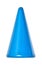 Toy, colorful blue plastic cone