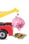 Toy Crane and Piggy Bank