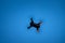 toy drone blue sky background