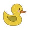 Toy duck icon image