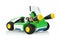 Toy kart from Mariokart Live Home Circuit video game  Luigi set