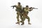 Toy man soldier action figure white background
