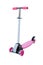 Toy pink scooter for kids