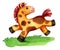 Toy pony running