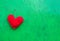 Toy\'s heart on the background