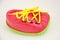 Toy shoes for the development of fine motor skills in children.Early education, development.