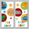 Toy shop for kids vertical banner vector illustration. Toyshop banners for baby toys sale or discount. Animal clock work