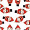 Toy soldier seamless pattern. Kids wallpaper with character.