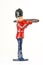 Toy soldier with Trombone - sideview