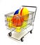 Toy Sports Balls in Cart
