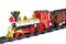 Toy Steam Train and freight wagon