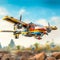 Toy Style Lego Tiltrotor Bird With 2 Propellers - 8k Uhd