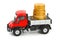 Toy truck with money