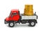 Toy truck with money