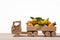 Toy truck with tangerines and clementines.