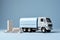 Toy truck, transportation operation service, logistic import-export,