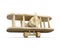 Toy wooden plane