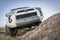 Toyota 4Runner SUV on a rocky trail