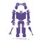 Toys for children: robot, remote control, spanner, screwdriver. Design for banner, poster or print