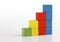 Toys multicolor wooden blocks, color ladder step stair