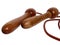 Toys: Used Wood & Leather Jump Rope