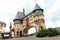 TRABEN-TRARBACH, GERMANY, JULY 31, 2013: historic gate in the bridge in moselle valley