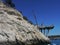 Trabucco fishing machine, Vieste, southern Italy.