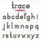Trace alphabet lowercase letters.