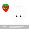 Trace game for Funny Strawberry.