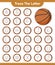 Trace the letter. Tracing letter alphabet with Basketball. Educational children game, printable worksheet, vector illustration