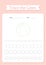 Trace lines worksheet. Preschool handwriting game. Vector illustration