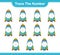 Trace the number. Tracing number with Rocket. Educational children game, printable worksheet, vector illustration