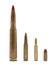 Tracer cartridges of various calibers