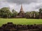 Traces of history of nations Thailand, ruins,Believe of buddhism