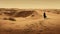 Tracing The Desert Dunes: A Realistic Fantasy Artwork