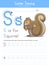 Tracing letter S for kids