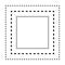 Tracing square shape lines element for preschool, kindergarten and Montessori kids prewriting and drawing activities