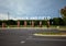 Track & Field Entrance on Stormy Day