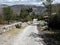 Track leading towards the Sacred Valley, Peru