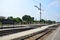 Track of railway in rural countryside for locomotive train running journey at Ayutthaya station on May 1, 2014 in Phra Nakhon si