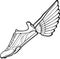 Track Shoe and Wing Vector
