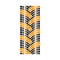 Track tread black and yellow RGB color icon. Detailed automobile, motorcycle street tyre marks. Car summer wheel print